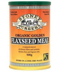 Stoney Creek Organic Golden Flaxseed Meal 500gm