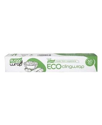 SugarWrap Eco Clingwrap Made from Sugarcane 60m x 30cm