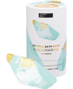 Summer Salt Body Crystal Bath Bomb Aquamarine Lemongrass 110g