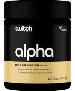 Switch Nutrition Alpha Male Support Formula 120 Caps