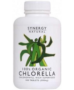 Synergy Chlorella 500mg x 500tabs Organic