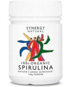 Synergy Spirulina Powder 100gm Organic