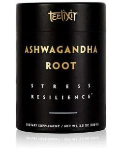 Teelixir Organic Ashwagandha Root Powder Stress Resilience G/F 100g