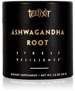 Teelixir Organic Ashwagandha Root Powder Stress Resilience G/F 50g