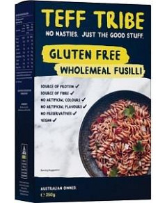 Teff Tribe Wholemeal Fusilli G/F 250g