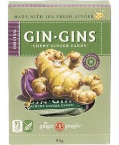 The Ginger People Gin Gins Ginger Candy Chewy Original 12x84g