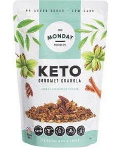 The Monday Food Co. Keto Gourmet Granola Sweet Cinnamon Pecan 300g