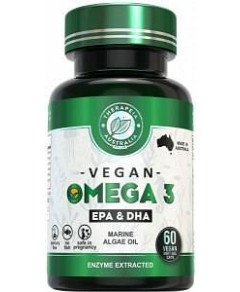 Therapeia Australia Omega 3 (Marine Algae Oil EPA & DHA) 60 vegan soft-gel caps