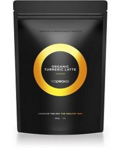 Tropeaka Organic TURMERIC LATTE Powder G/F 200g Pouch
