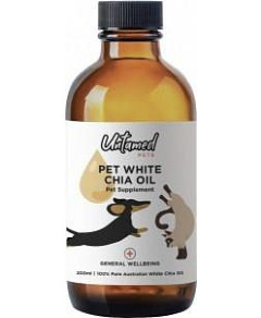 Untamed Pets White Chia Seed Oil G/F 200ml