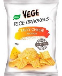 Vege Rice Cracker Cheese G/F 5x75g