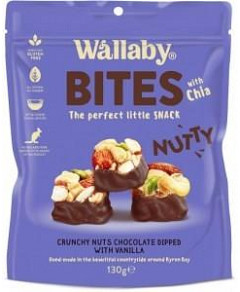 Wallaby Nutty Bites with Chia Vanilla G/F 130g