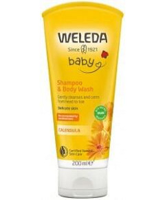 WELEDA BABY Shampoo & Body Wash Calendula 200ml