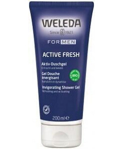 WELEDA FOR MEN Organic Active Fresh Invigorating Shower Gel 200ml