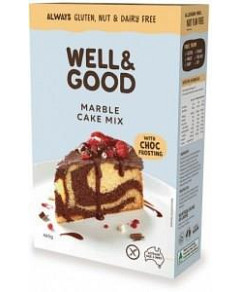 Well And Good Marble Cake Mix & Choc Frosting G/F 450g