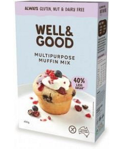 Well And Good Multi Purpose Muffin Mix (Red Sugar) G/F 400g