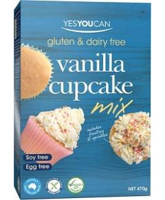 YesYouCan Vanilla Cupcake Mix G/F 470g