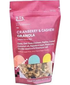 Zen Wholefoods Cranberry & Cashew Granola 300g OCT24