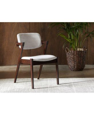 Grey Fabric Dining Chair