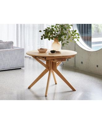 Casa Hardwood Extendable Dining Table (120 - 200cm)