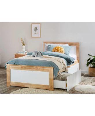 Coco Hardwood Toddler Single Bed with Storage