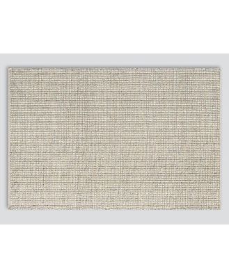 Beige Woven Wool & Cotton Blend Area Rug