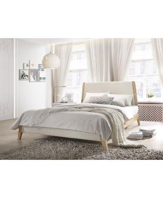 Finn Hardwood Queen Size Bed Frame