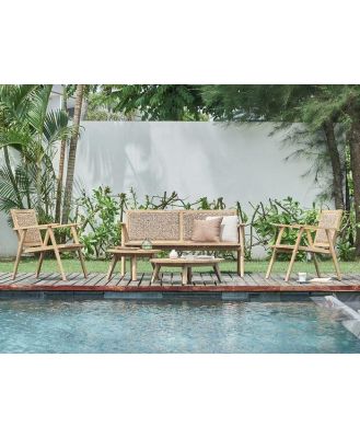 Manado 5PCE Acacia Outdoor Lounge Set