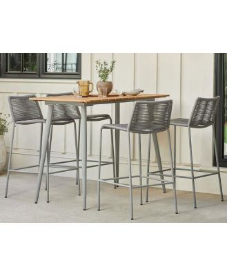 Novara Acacia Outdoor Bar Table