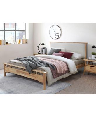 Oslo Hardwood Queen Bed Frame