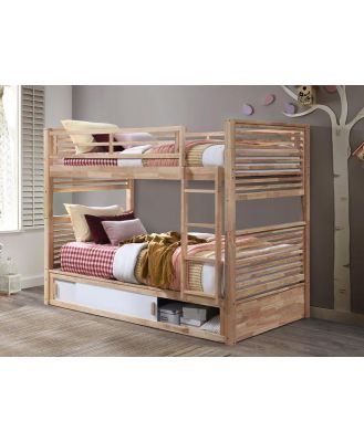 Rio King Single Bunk Bed with Storage