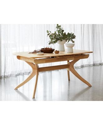 Villa Natural Hardwood Extendable Dining Table (210 - 260cm)