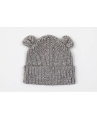 4Baby Beanie With Ears Grey Marle