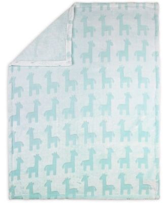 4Baby Burnout Blanket Giraffe Mint