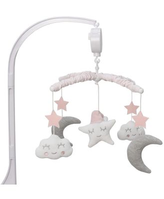 4Baby Musical Mobile Set Moon & Stars Pink