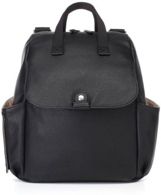Babymel Robyn Convertible Backpack - Vegan Leather Black