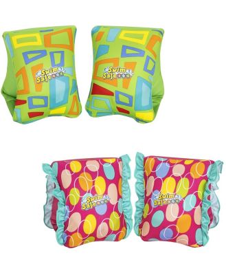Bestway Swim Safe Fabric Arm Floats (S/M) Assorted Boys or Girls Size 1-3 Years