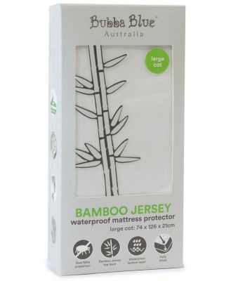 Bubba Blue Bamboo Jersey Mattress Protector Cot