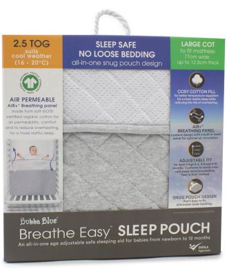 Bubba Blue Breathe Easy Sleep Pouch 2.5 Tog Cot Large (Online Only)