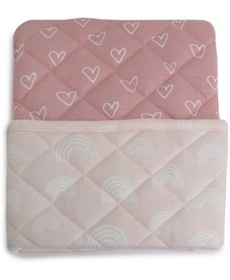 Bubba Blue Nordic Cot Quilt Berry/Rose