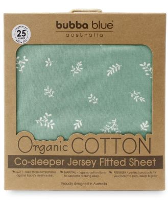 Bubba Blue Organic Bedside Sleeper Fitted Sheet Olive
