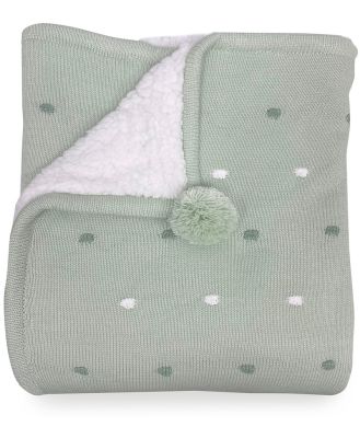 Bubba Confetti Knit Blanket Olive