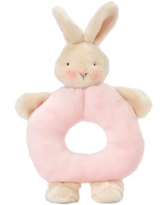 Bunnies By The Bay Ring Rattle - Pink Bunny