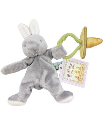 Bunnies By The Bay Wee Silly Buddy Soother Holder Bunny - Grey