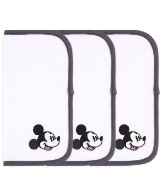 Disney Mickey Mouse Wash Cloths 3 Pack