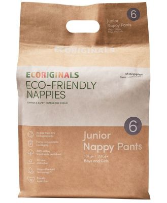Ecoriginals Nappy Pant - Junior Size 6 - 16 Pack