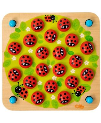 Fat Brain Wooden Ladybug'S Garden Memory Game
