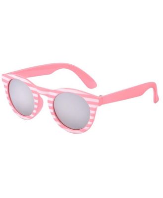 Frankie Ray Horizontal Stripe Pink/White