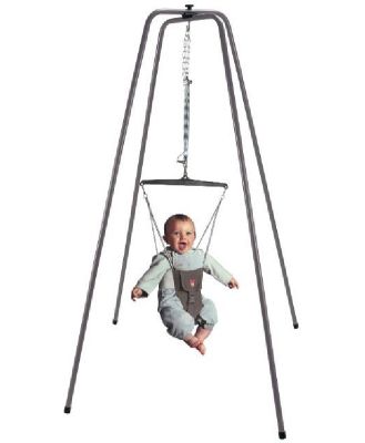 Jolly Jumper Bouncer and Stand Set - Grey