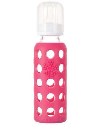Lifefactory Baby Bottle 265Ml Raspberry